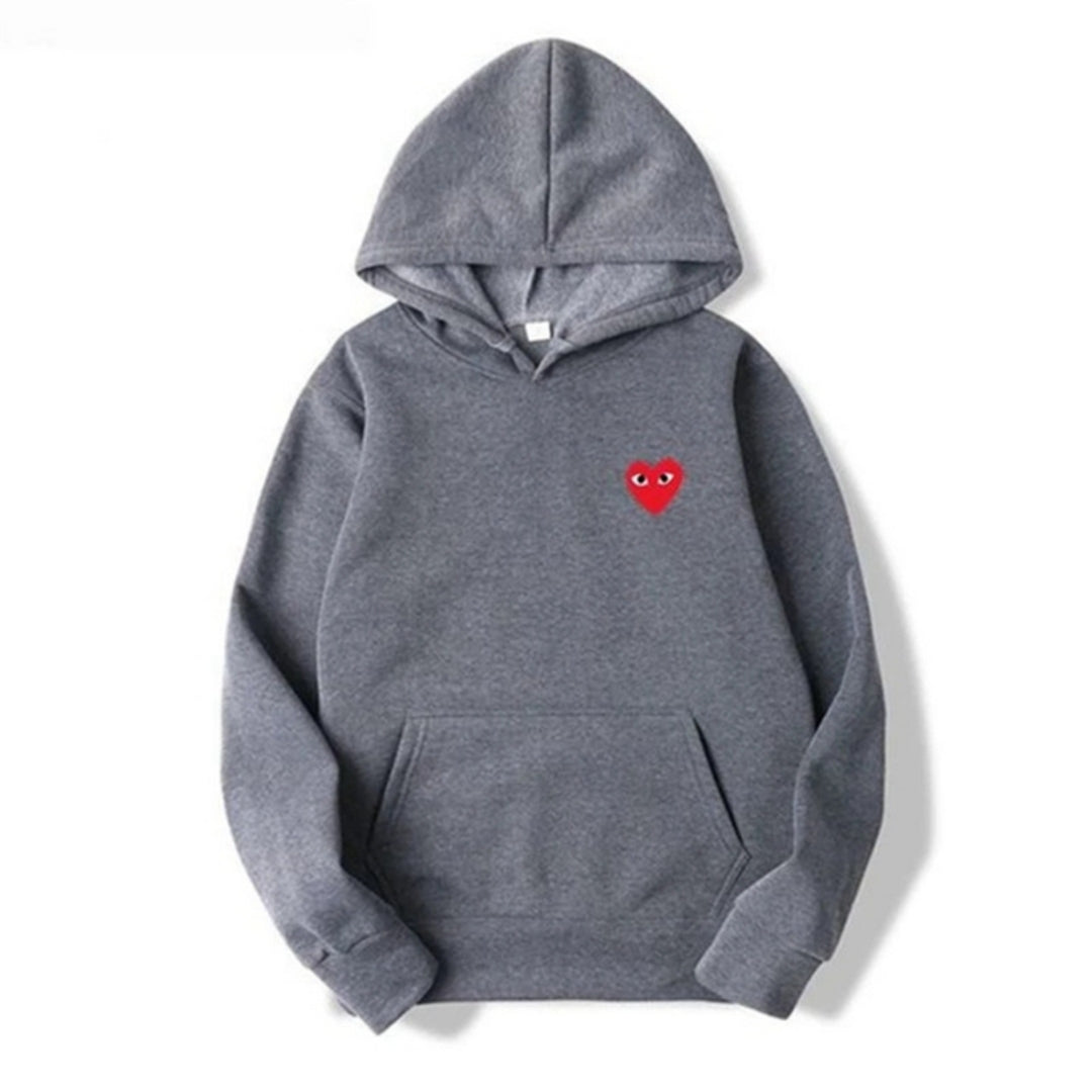 Sweat à Capuche avec Logo Cœur pour Femme