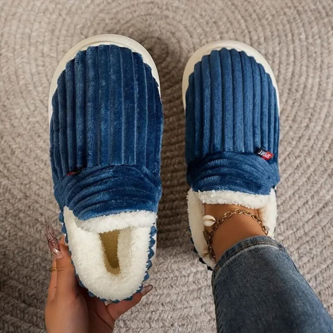 Pantoufles thermiques d'intérieur pour chaleur et confort en hiver