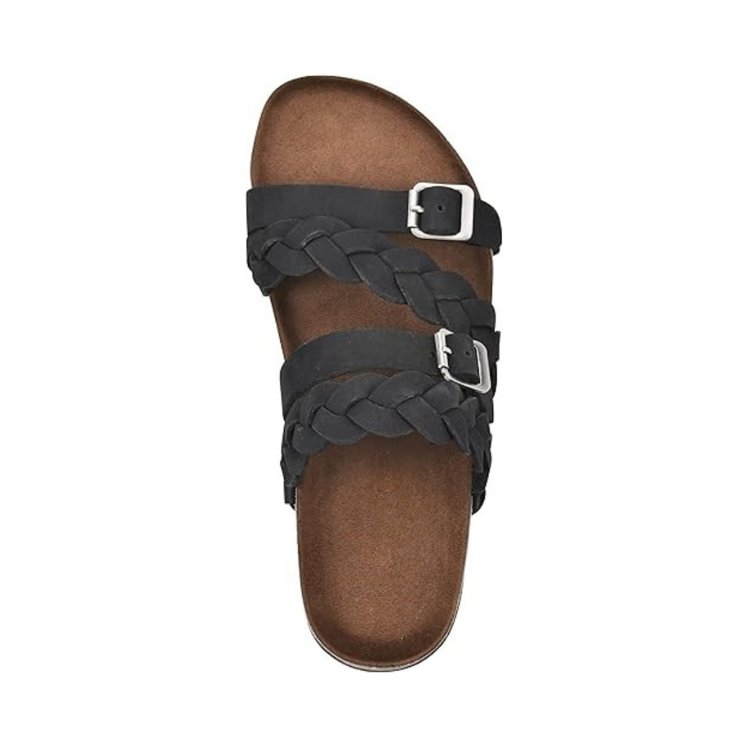 Sandales confortables pour femme dotées d'un détail tressé