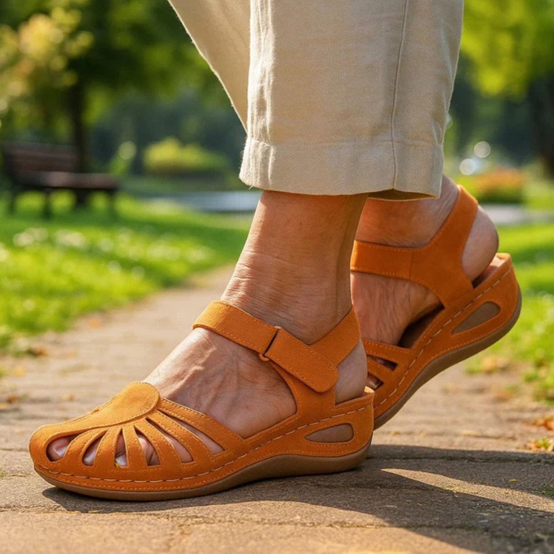 Sandales orthopédiques ergonomiques pour femmes, soulageant la douleur