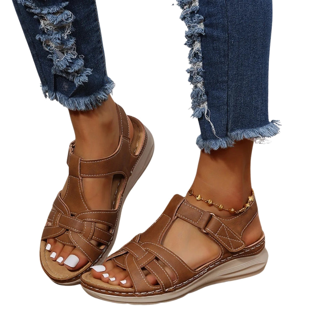 sandales d’été à semelle épaisse pour femme