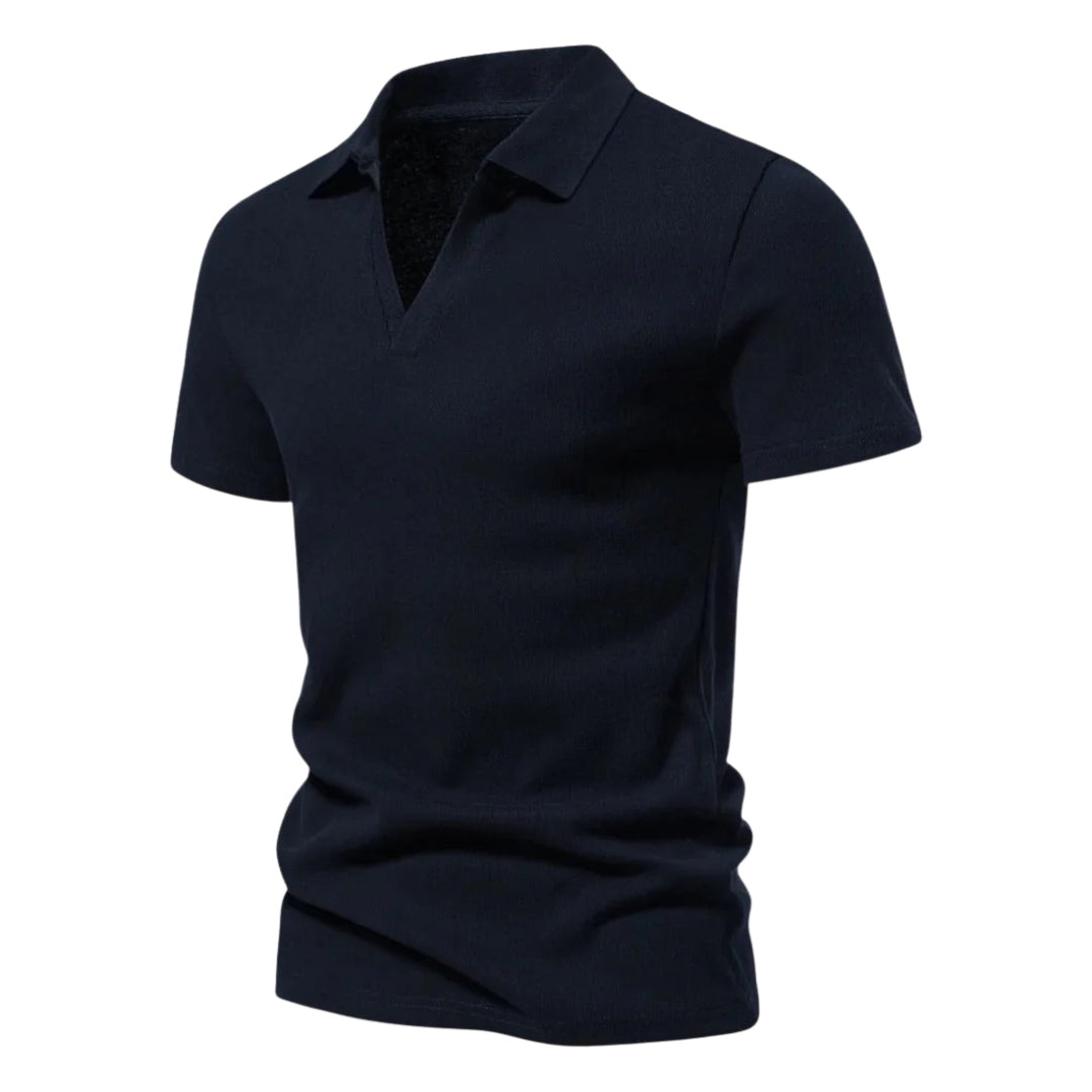 Polo homme en laine mérinos – Élégance naturelle et confort premium