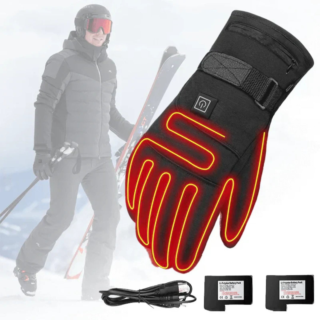 Gants d'hiver chauffants électriques