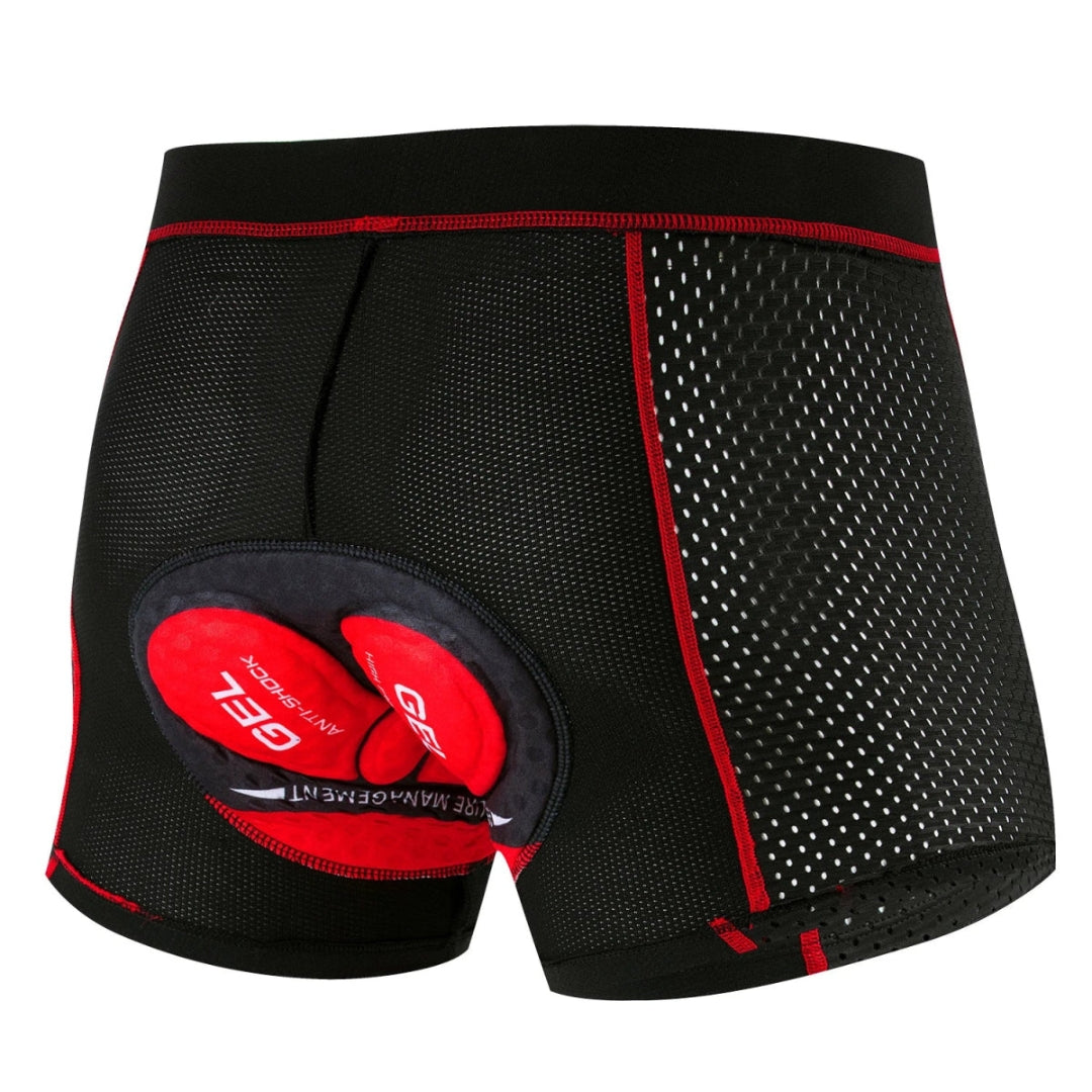 Sous-short cyclisme avec insert gel respirant et confort durable