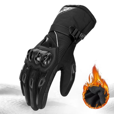 Gants moto hiver imperméables et coupe-vent