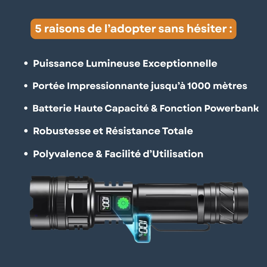 Lampe torche puissante