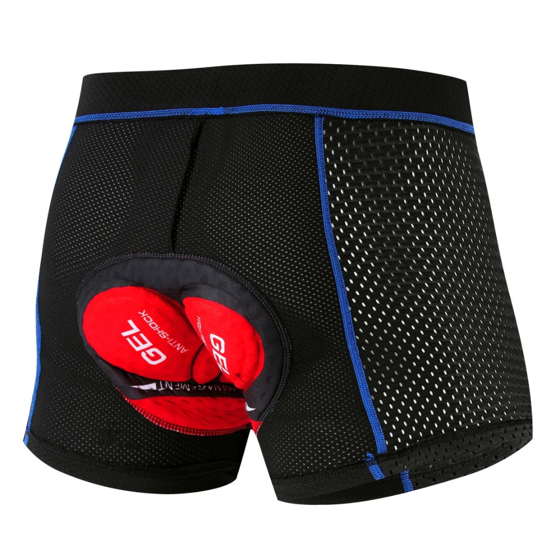 Sous-short cyclisme avec insert gel respirant et confort durable