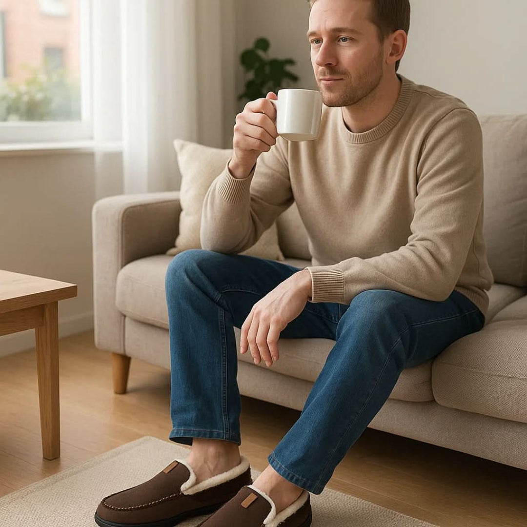 Pantoufles d’Hiver pour Hommes