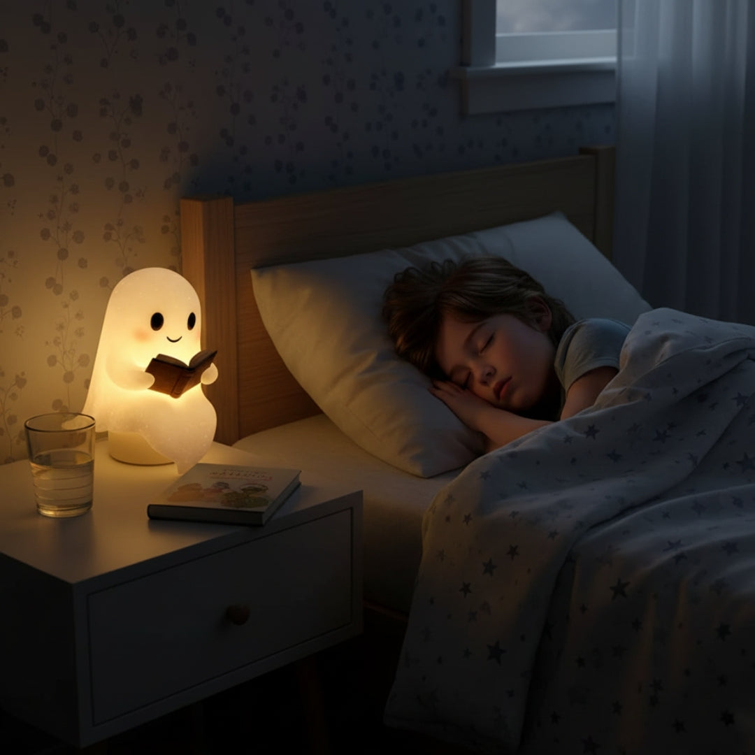 Lampe Fantôme Lumineuse – Une Touche de Magie et de Douceur
