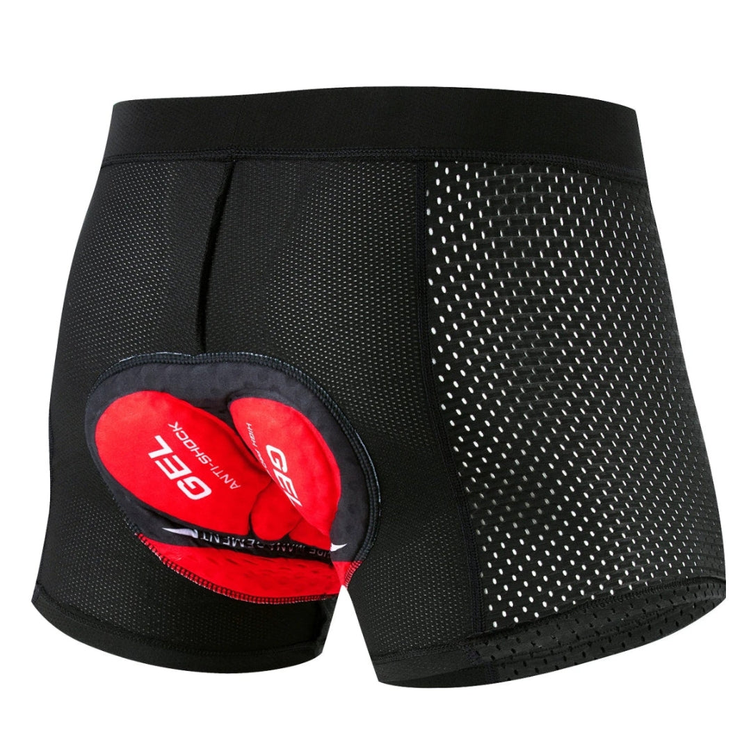 Sous-short cyclisme avec insert gel respirant et confort durable