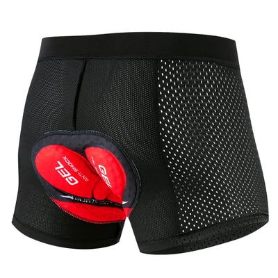Sous-short cyclisme avec insert gel respirant et confort durable