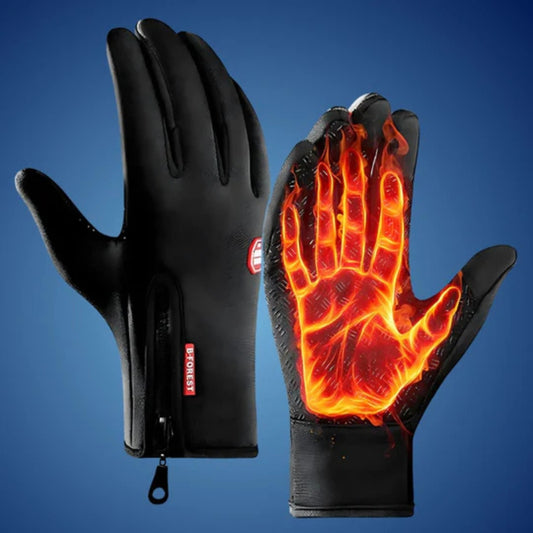 Gants chauffants unisexes imperméables