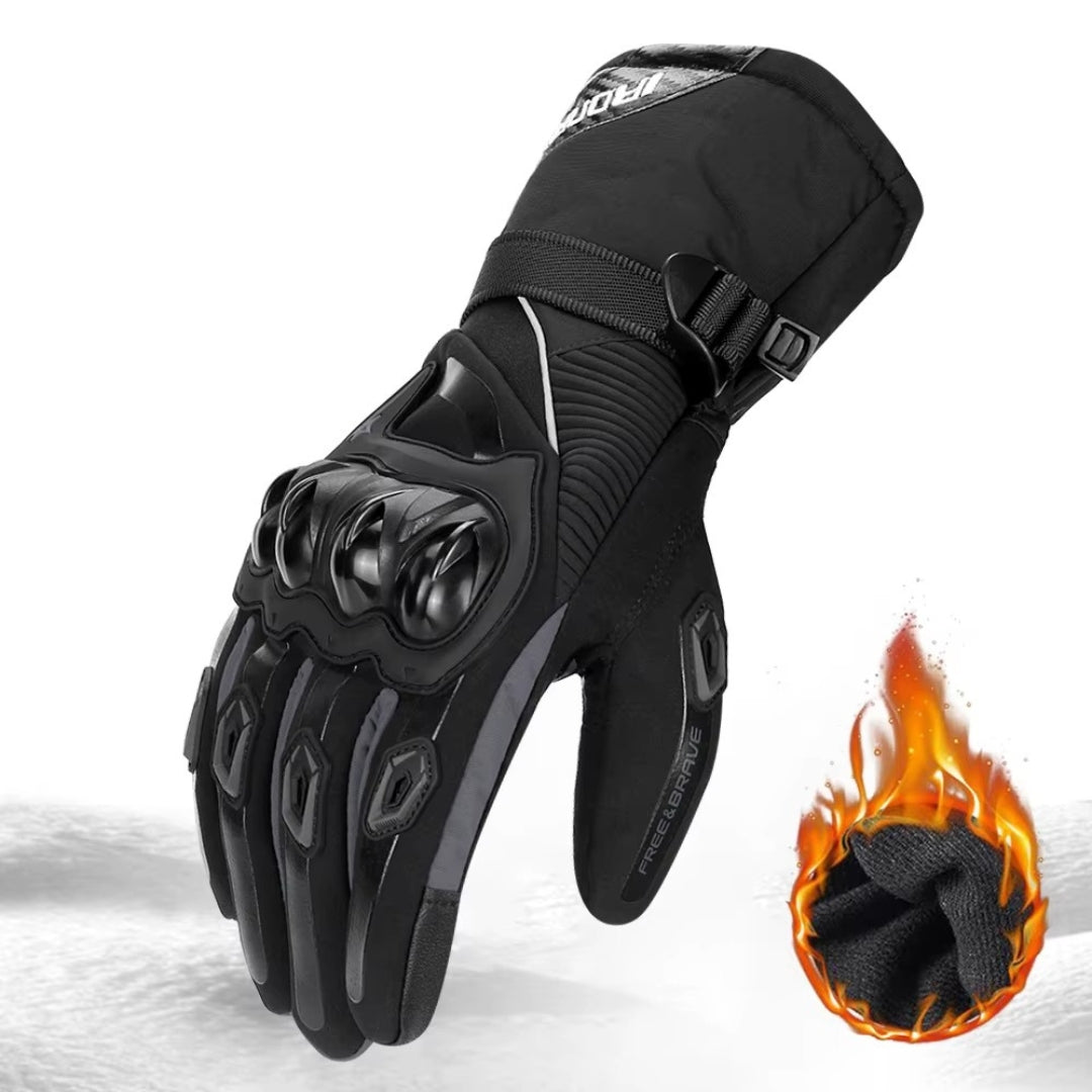 Gants moto hiver imperméables et coupe-vent