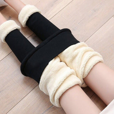 Legging doublé en polaire – Collants thermiques élégants pour femme