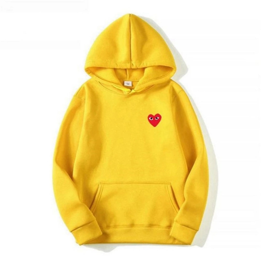 Sweat à Capuche avec Logo Cœur pour Femme