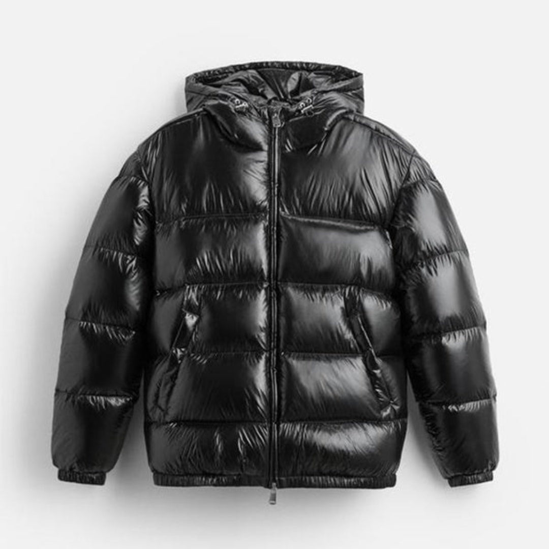Doudoune d'hiver à capuche pour homme