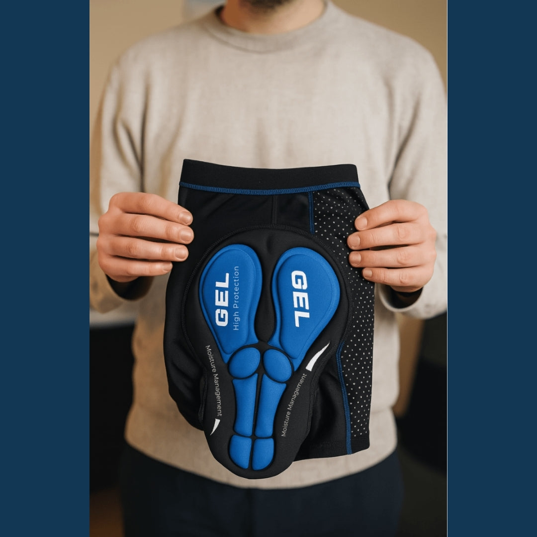 Sous-short cyclisme avec insert gel respirant et confort durable
