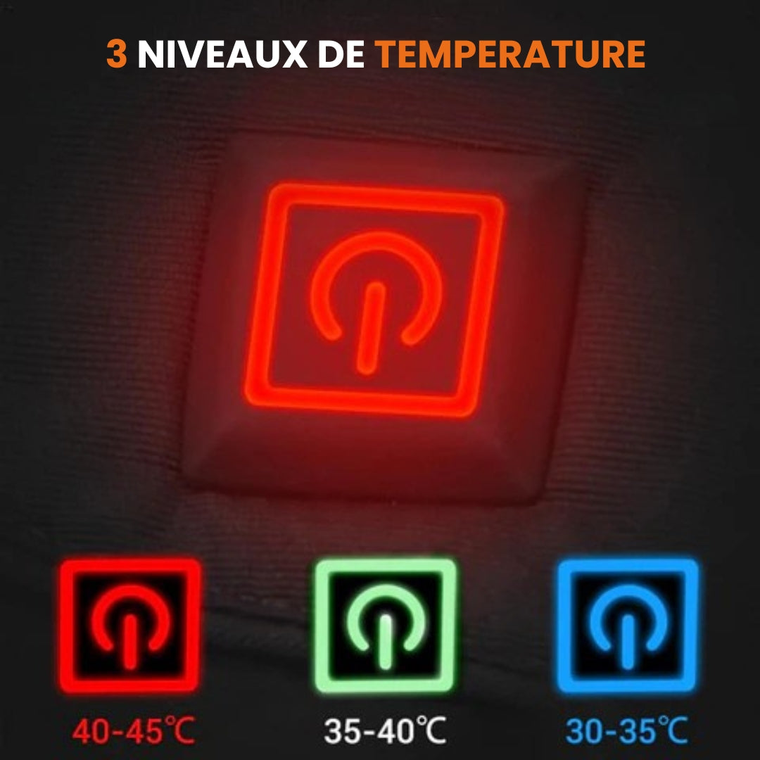 Gants d'hiver chauffants électriques