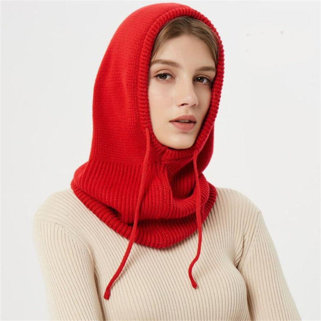 Bonnet tricoté en cachemire pour femme