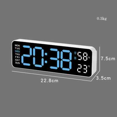 Horloge numérique LED murale