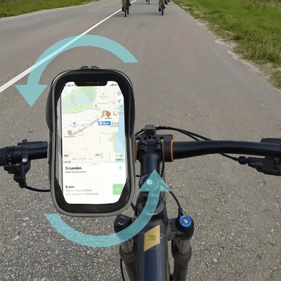 Support de téléphone étanche 360° pour moto et vélo