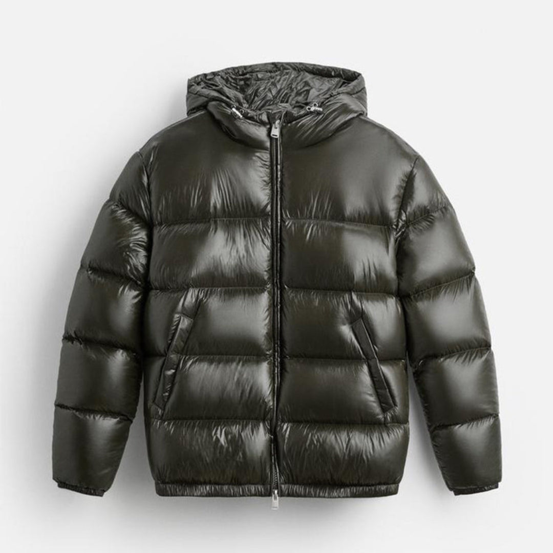 Doudoune d'hiver à capuche pour homme