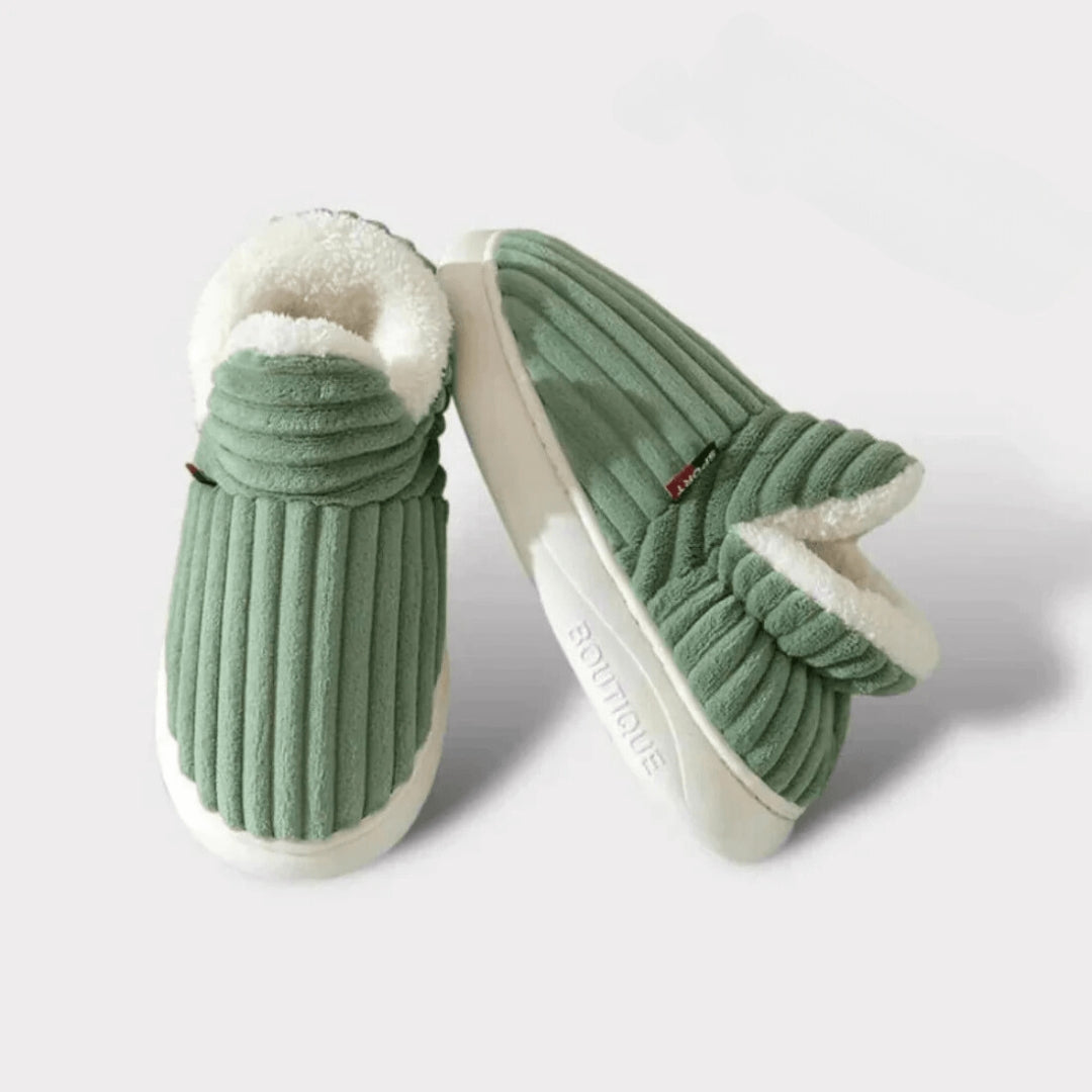 Pantoufles thermiques d'intérieur pour chaleur et confort en hiver