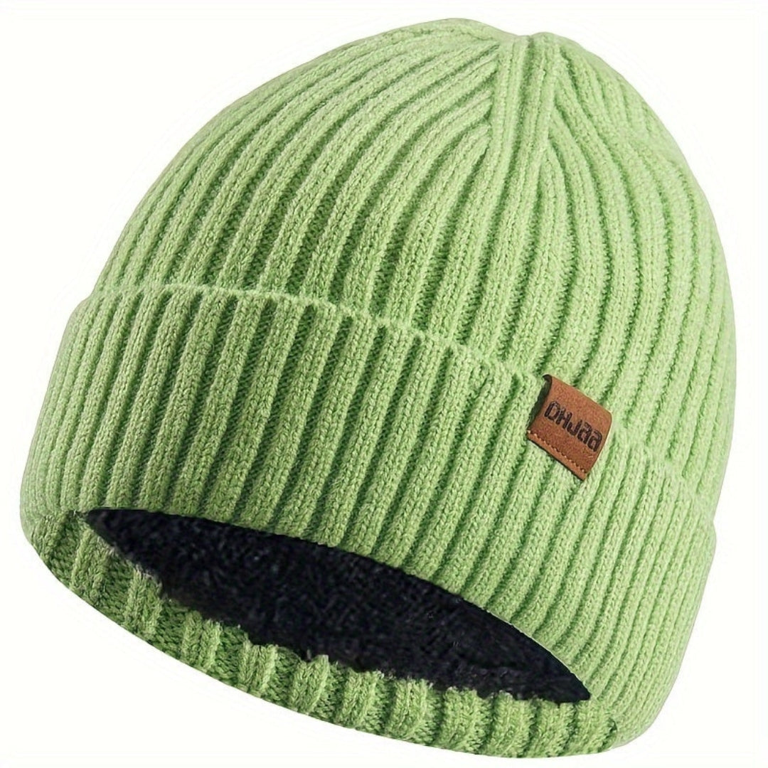 Ensemble d’hiver tricoté 3 pièces – Bonnet, écharpe et gants unisexes chauds et élégants