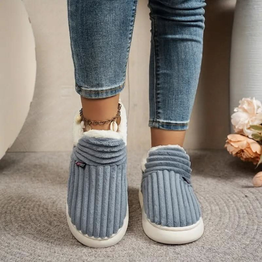 Pantoufles thermiques d'intérieur pour chaleur et confort en hiver