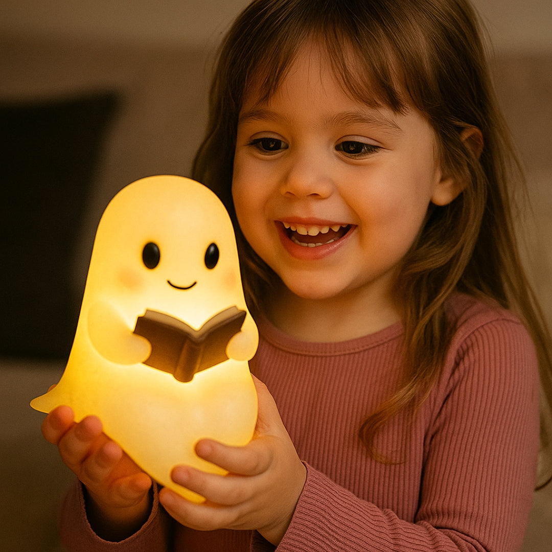 Lampe Fantôme Lumineuse – Une Touche de Magie et de Douceur