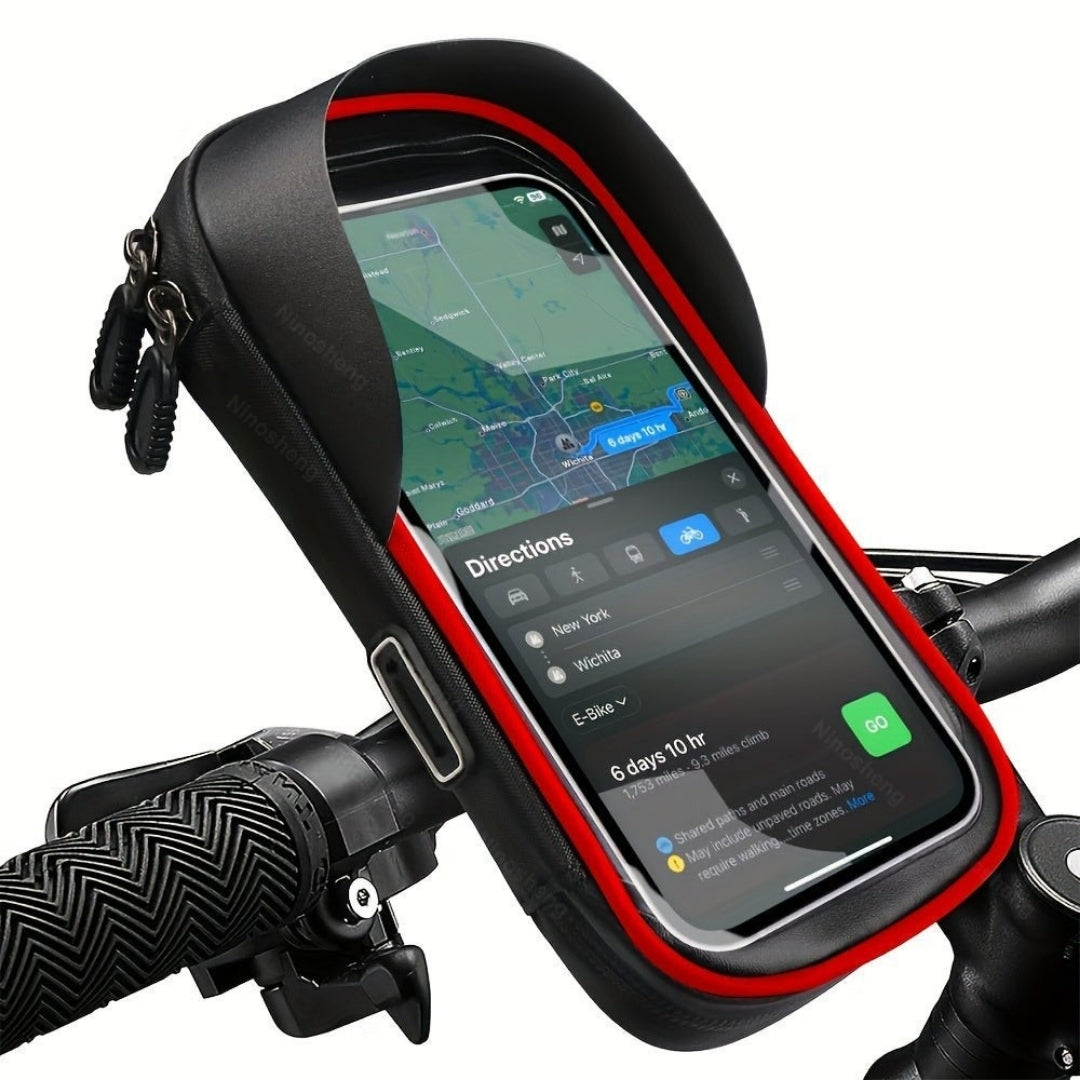 Support de téléphone étanche 360° pour moto et vélo