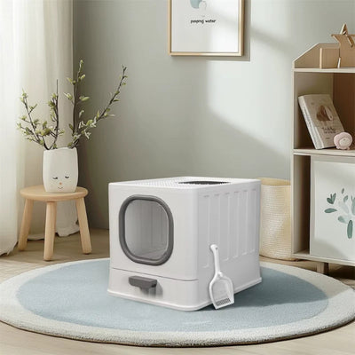 Litière chat automatique moderne