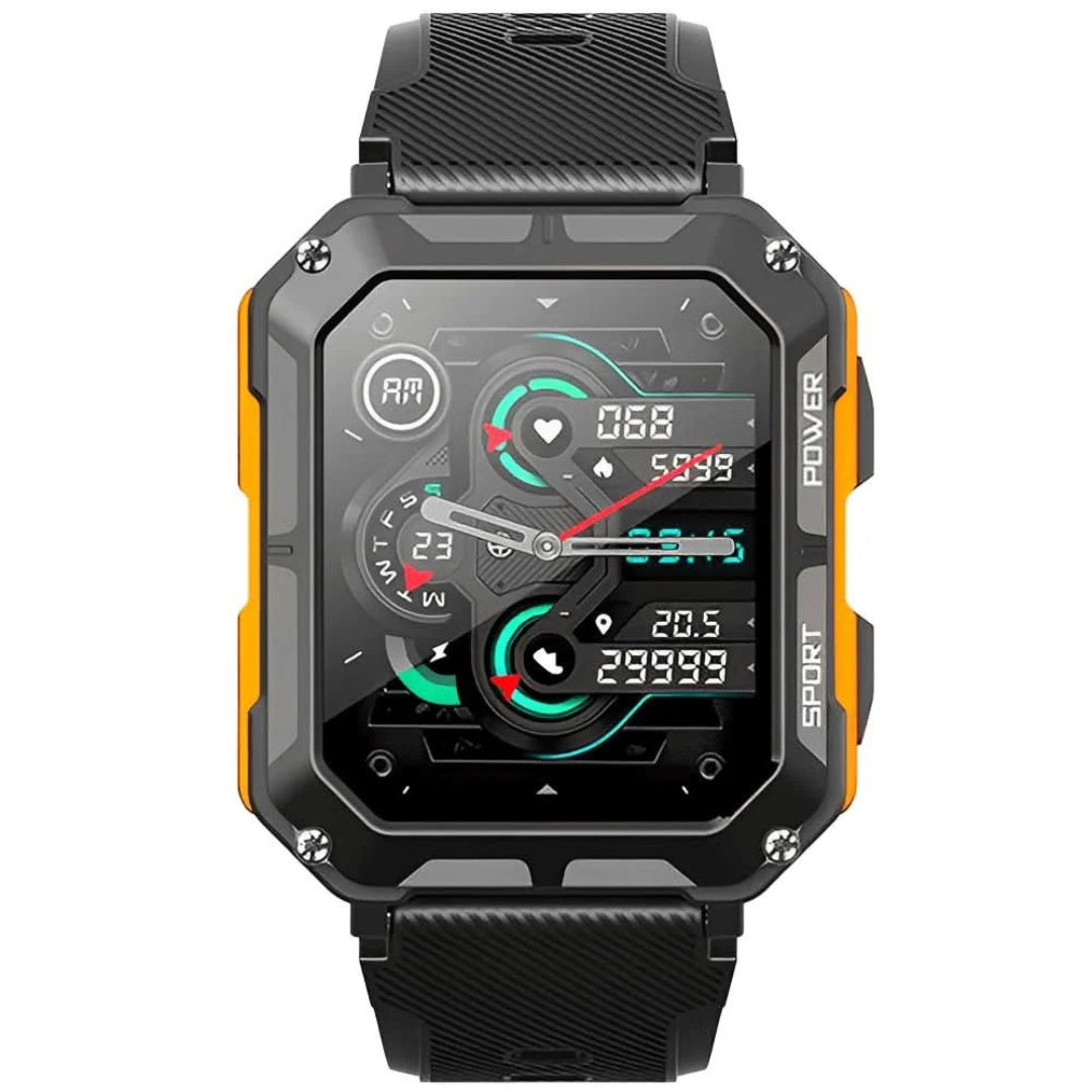 Montre Connectée Ultra-Résistante – Performance, Résistance et Connectivité Sans Compromis
