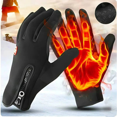 Gants chauffants unisexes imperméables