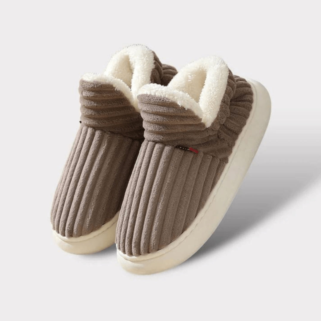 Pantoufles thermiques d'intérieur pour chaleur et confort en hiver