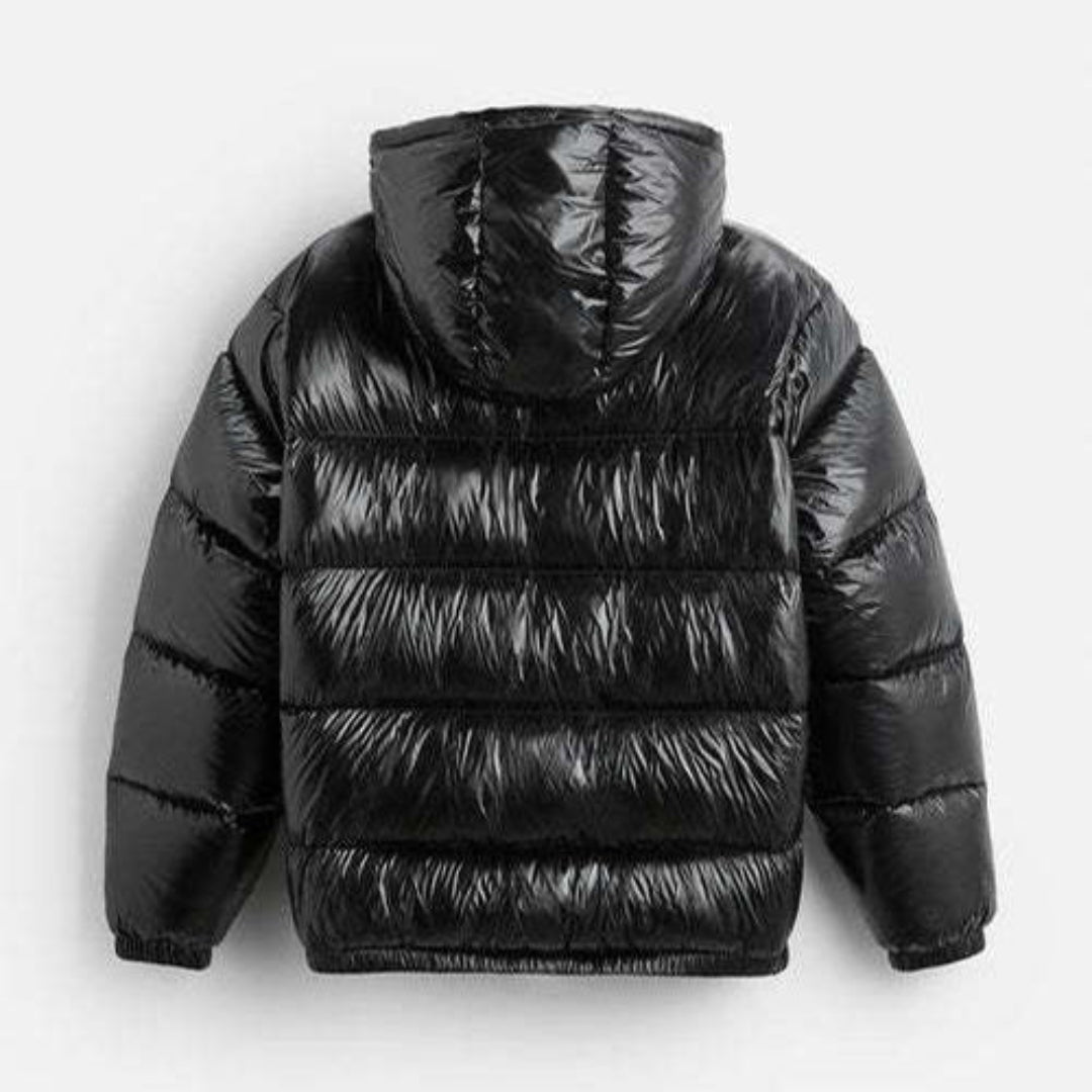 Doudoune d'hiver à capuche pour homme