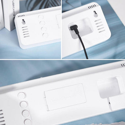 Horloge numérique LED murale