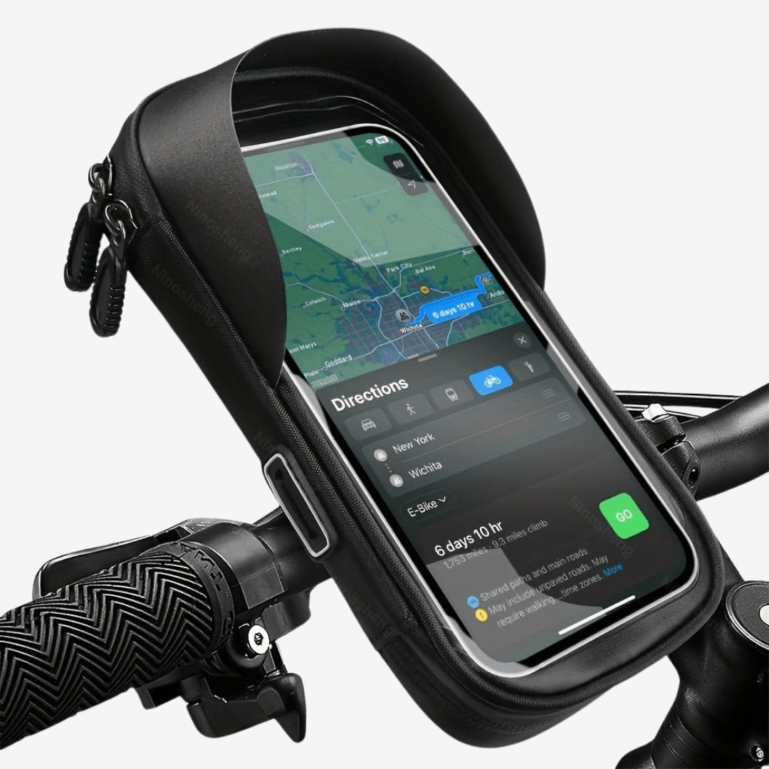 Support de téléphone étanche 360° pour moto et vélo