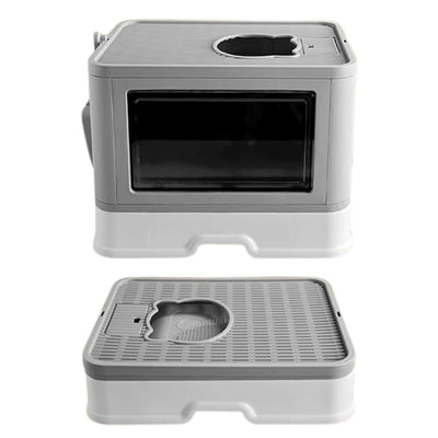 Bac à litière pliable pour chat