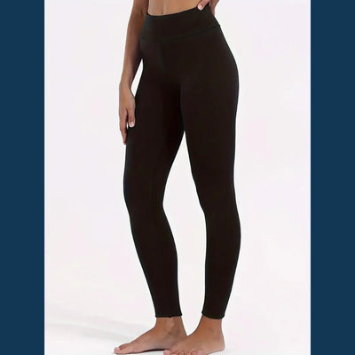 Legging doublé en polaire – Collants thermiques élégants pour femme