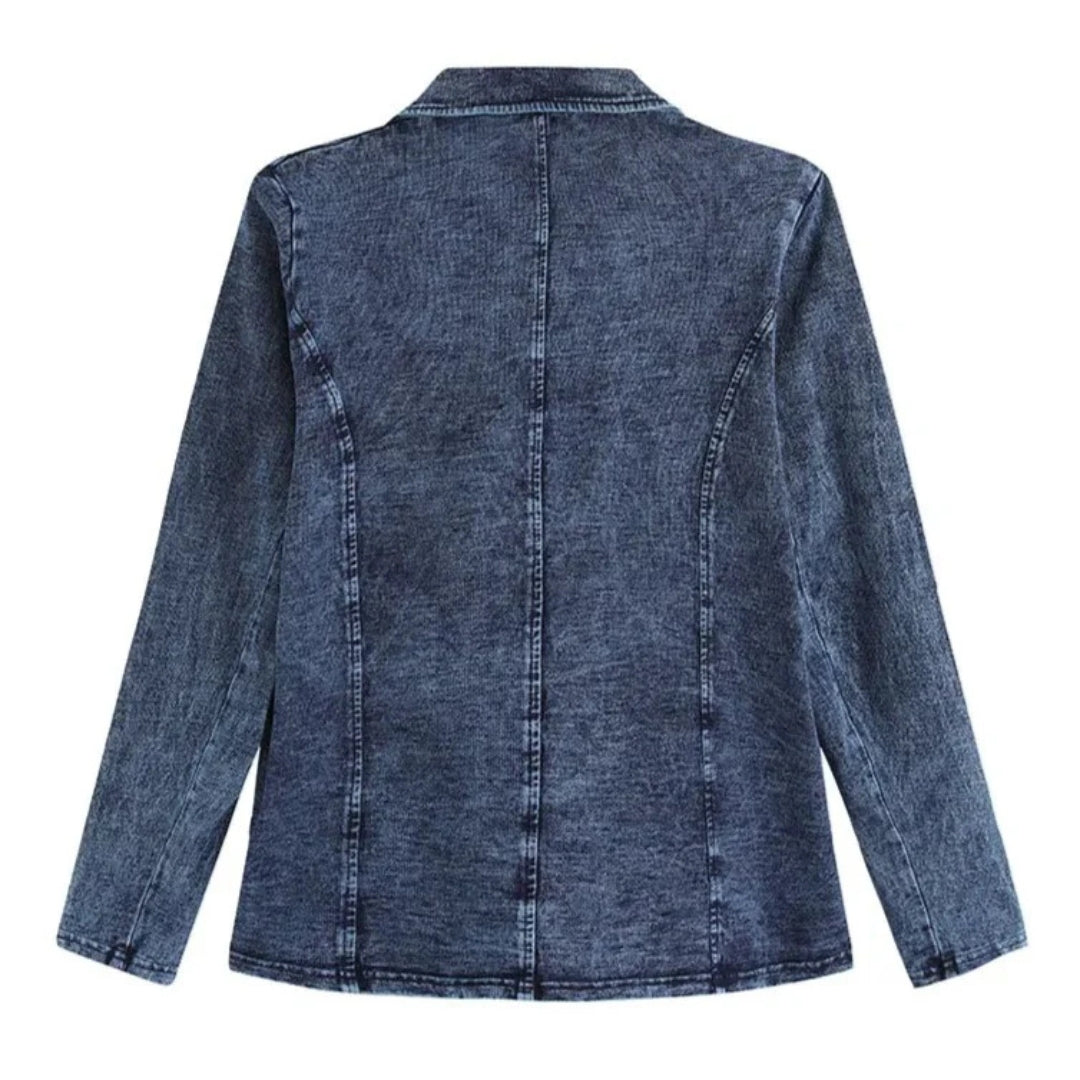 Costume en jean grande taille