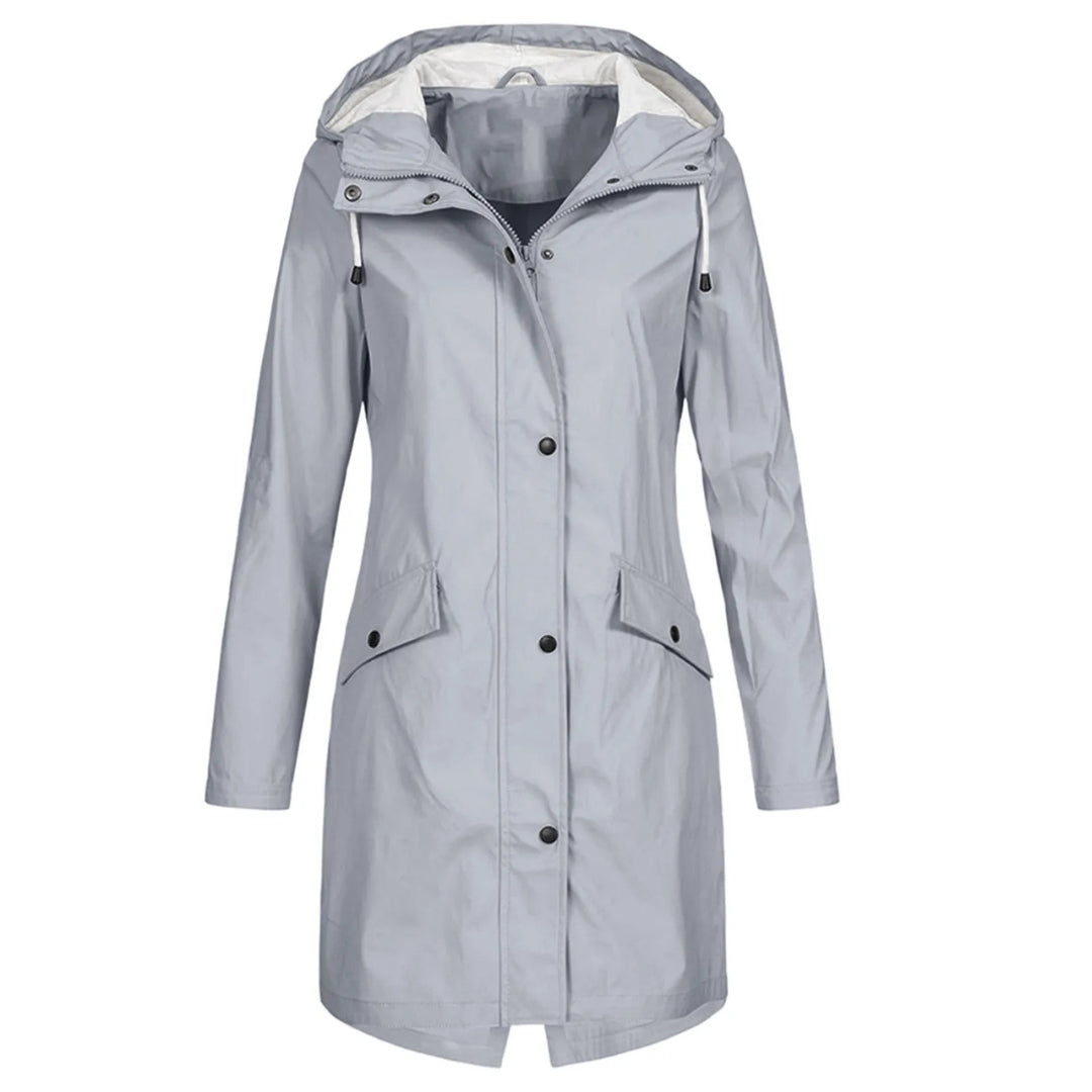 Veste imperméable à capuche – Spéciale grande taille, élégance et protection par tous les temps