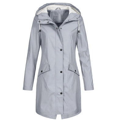 Veste imperméable à capuche – Spéciale grande taille, élégance et protection par tous les temps