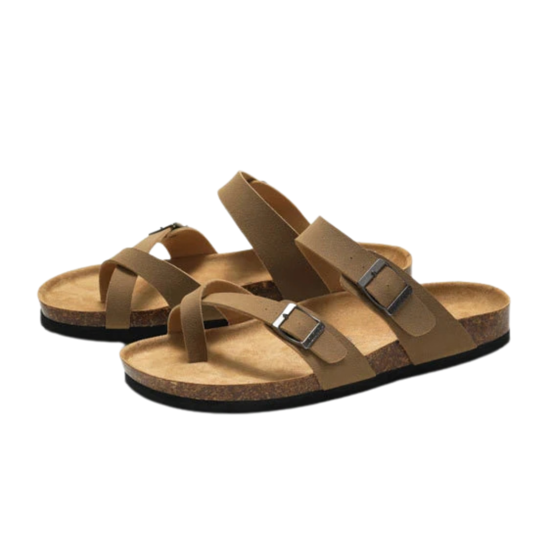 Sandales pour un confort optimal et semelle en bois