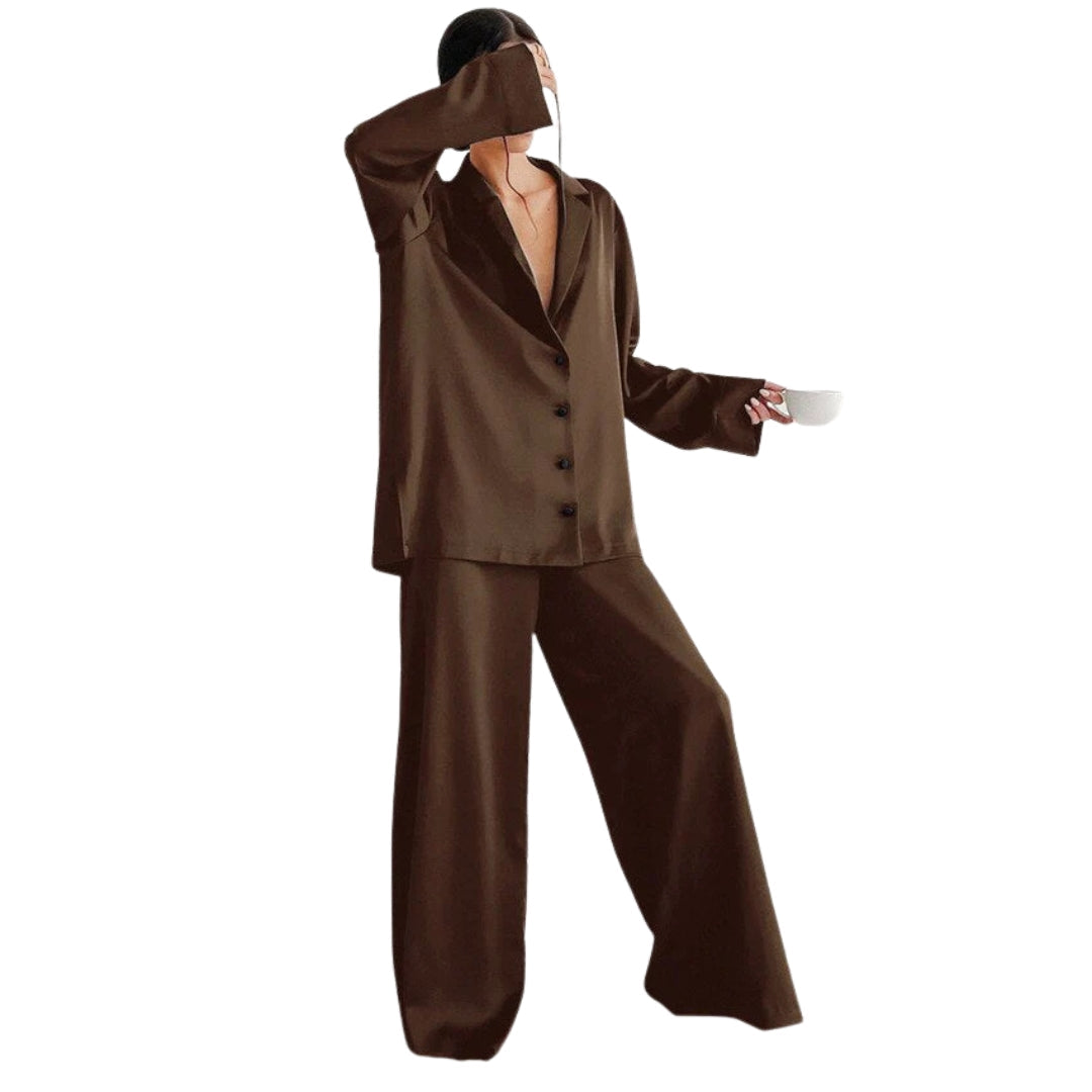 Ensemble Pyjama Femme Doux et Stylé – Confort & Élégance au Quotidien