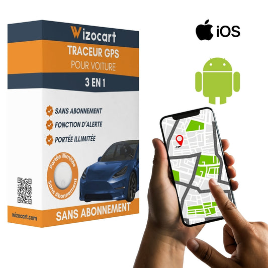 GPS pour Voiture – Compatible iOS / Android, Sans Abonnement