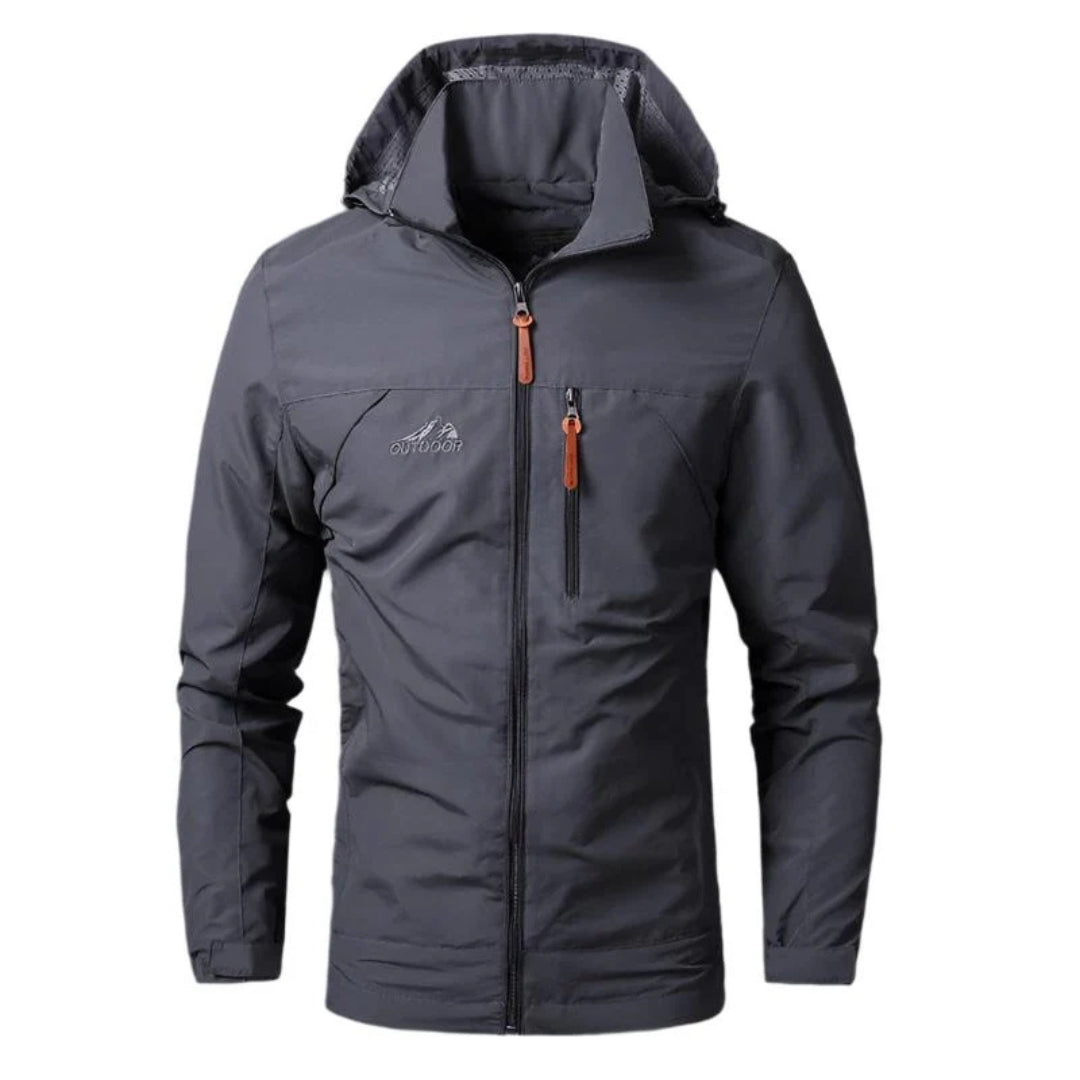 Veste imperméable et coupe-vent pour homme