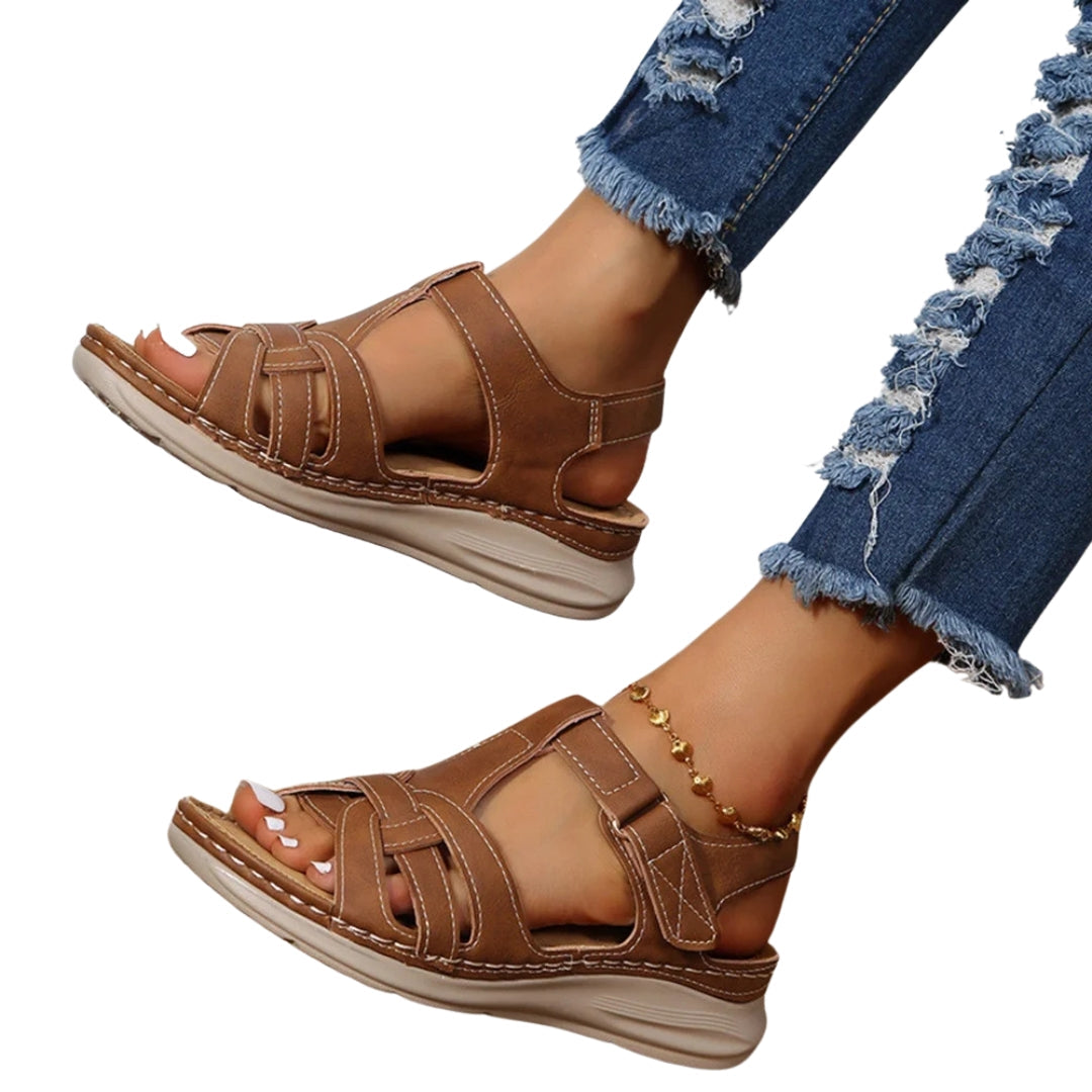 sandales d’été à semelle épaisse pour femme