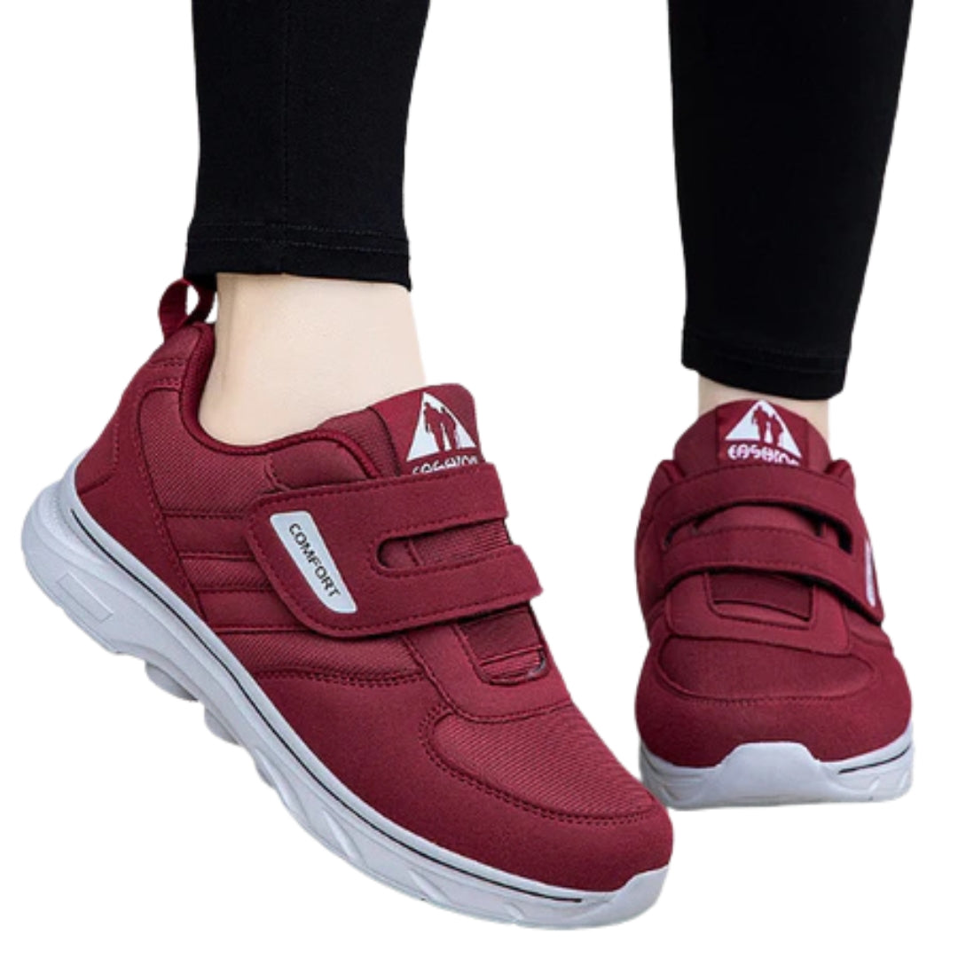 Chaussures de course confortables avec fermeture velcro