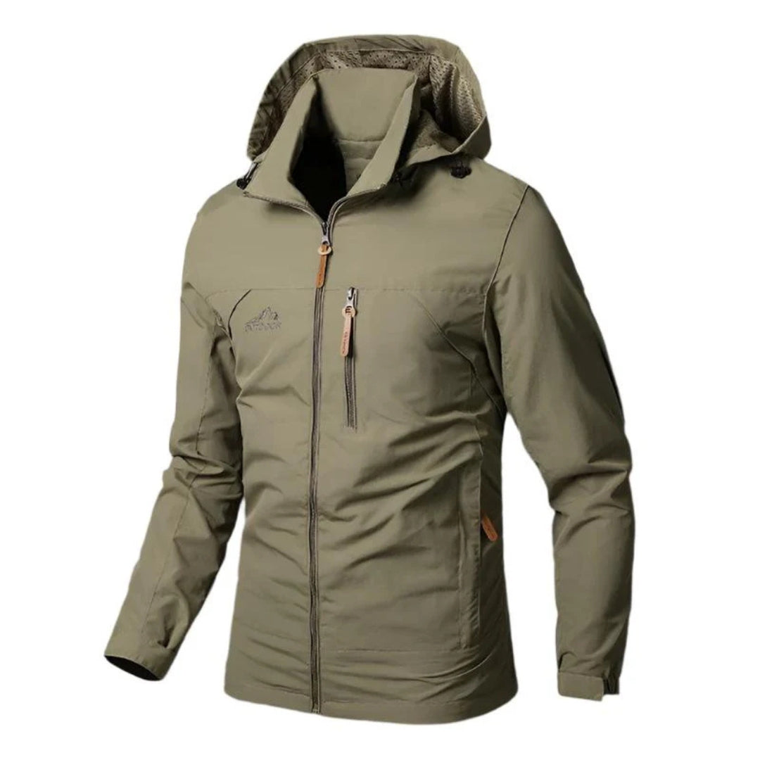 Veste imperméable et coupe-vent pour homme